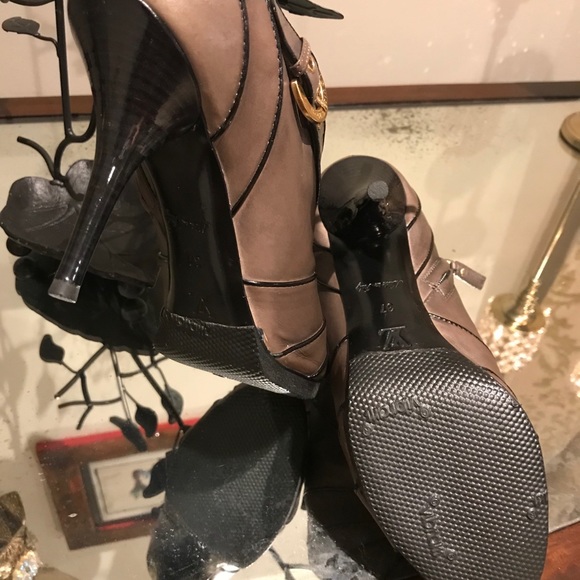 Louis Vuitton Marlene Calfskin Open Toe Bo… - Picture 9 of 13